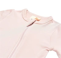 Zippered Footie - Blush