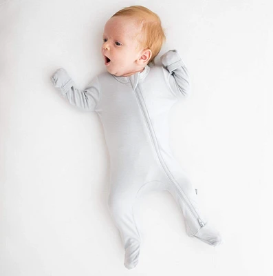 Zippered Footie - Storm