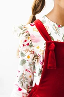 Red Velvet Pinafore