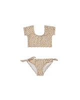 Cropped Rash Guard Set - Spots