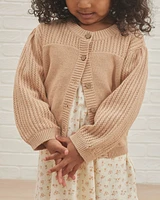 Pointelle Knit Cardigan