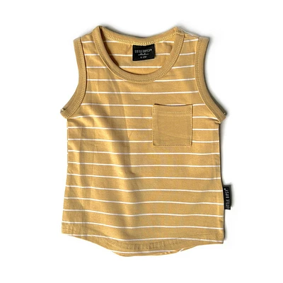 Stripe Pocket Tank - Sunny Day