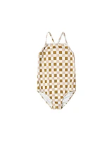 Sky One-Piece - Retro Check