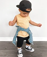 Stripe Pocket Tank - Sunny Day