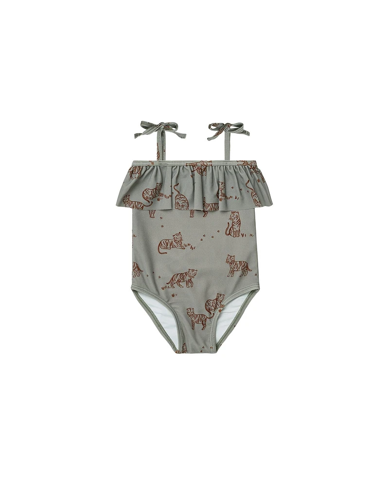 Ruffle One-Piece - Tigers
