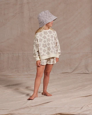Cloud Check Terry Bucket Hat