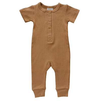 Mustard Organic Snap Romper