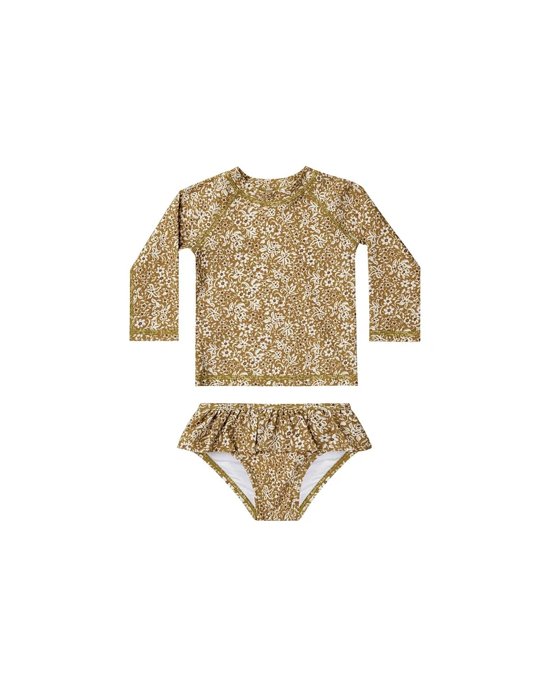 Rash Guard Set - Golden Ditsy