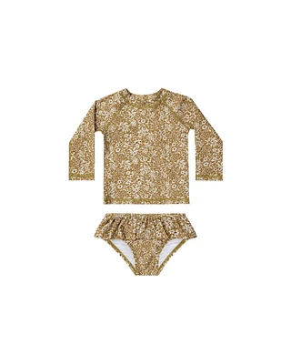 Rash Guard Set - Golden Ditsy