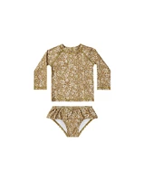 Rash Guard Set - Golden Ditsy