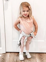 Stripe Pocket Tank - Sun Kissed