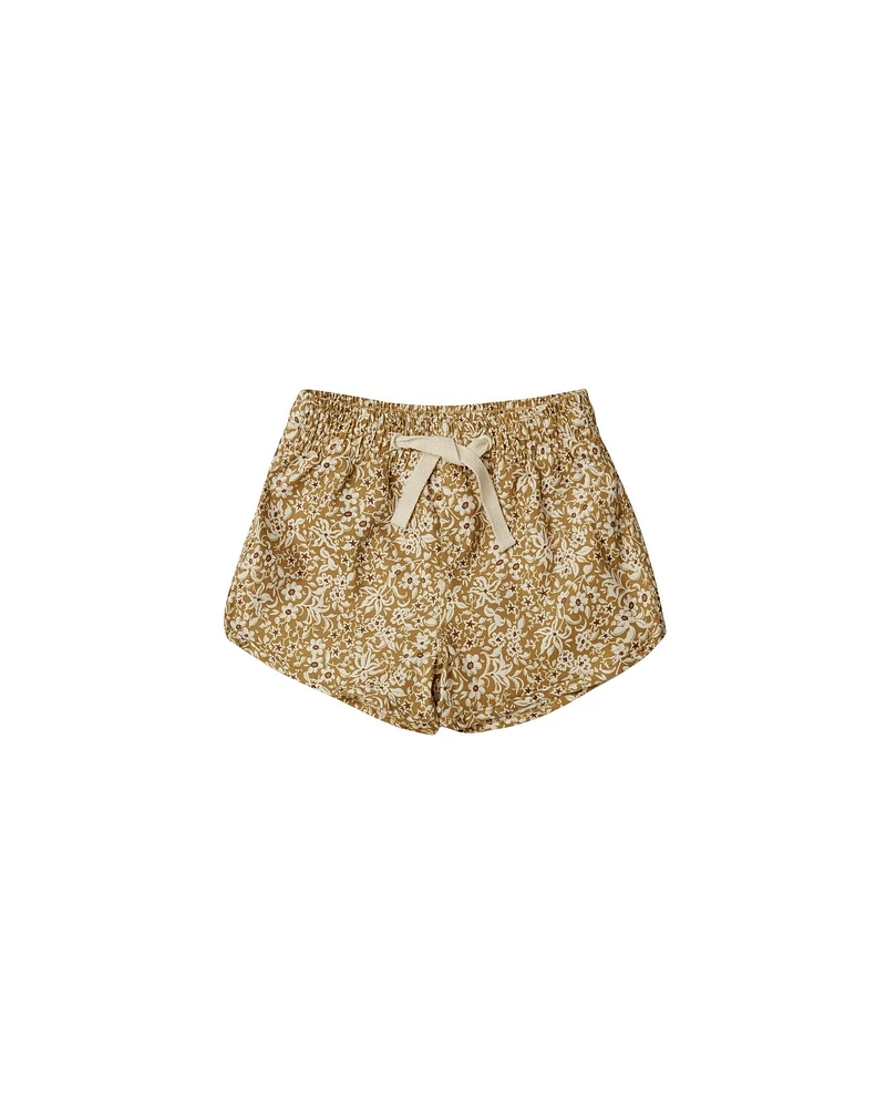 Swim Trunk - Golden Ditsy