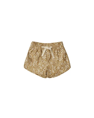 Swim Trunk - Golden Ditsy