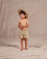Swim Trunk - Golden Ditsy
