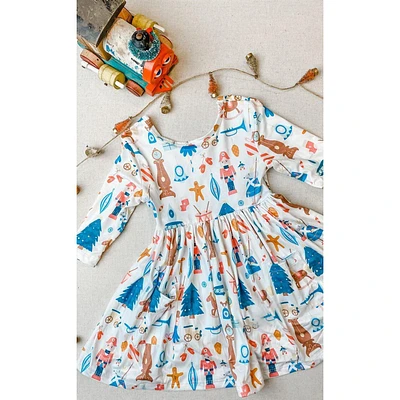 Nutcracker Pocket Twirl Dress