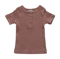 Fern Snap Shirt - Dusty Rose