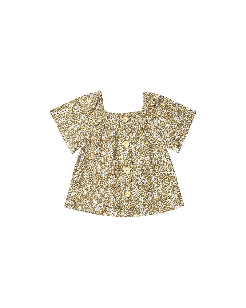 Golden Ditsy Leah Top