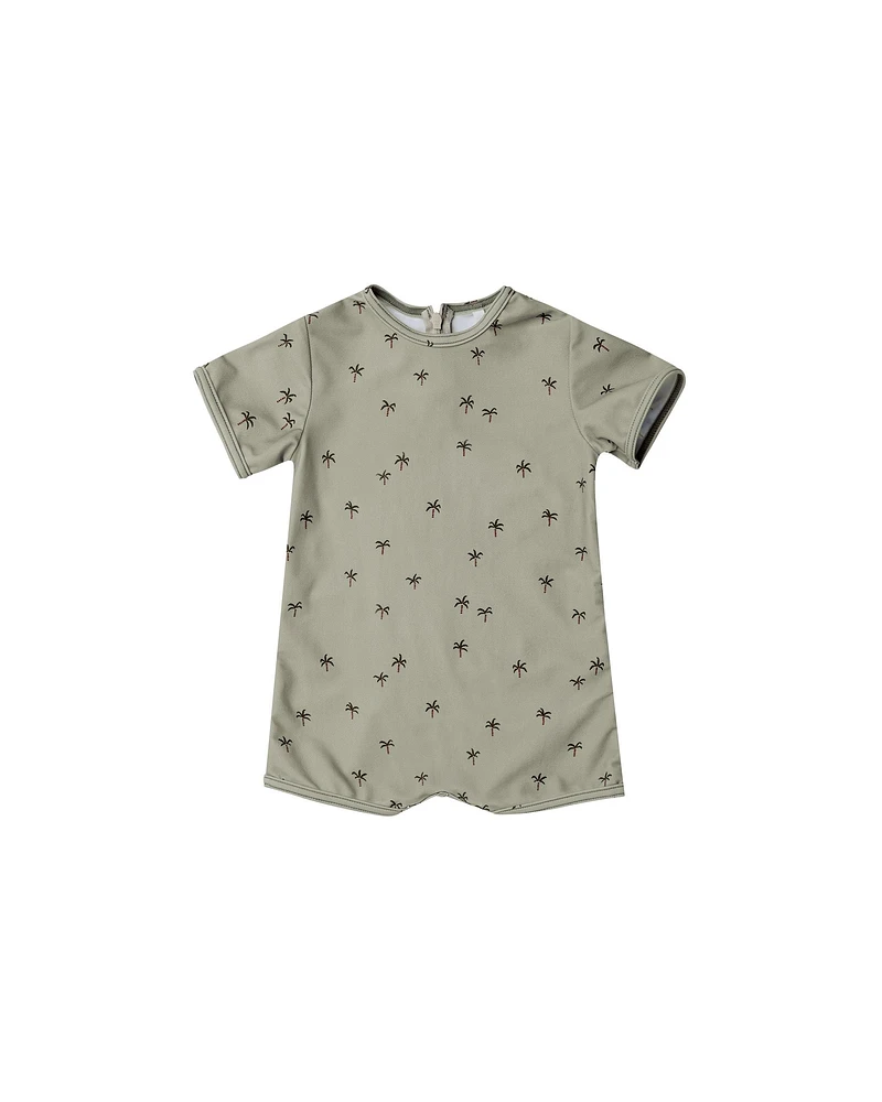 Shorty One-Piece - Palm Trees
