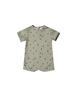 Shorty One-Piece - Palm Trees