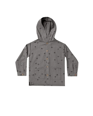 Paradise Palms Hooded Overshirt