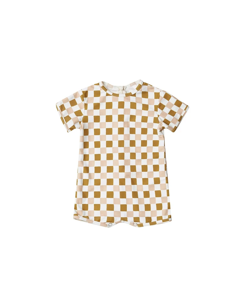 Shorty One-Piece - Retro Check