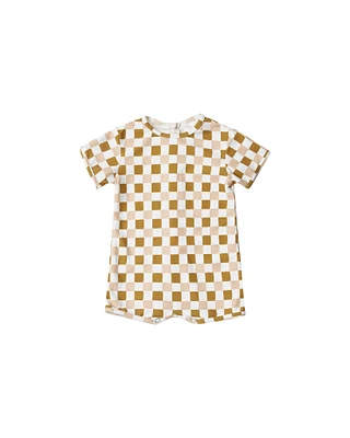 Shorty One-Piece - Retro Check