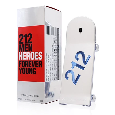 212 Heroes Forever Young Eau de Toilette Spray for Men by Carolina Her