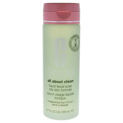 Liquid Facial Soap Oily Skin Formula by Clinique for Unisex - 6.7 oz S