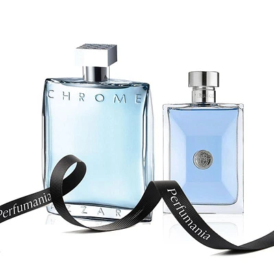 Bundle for Men: Chrome by Azzaro and Versace Pour Homme by Versace