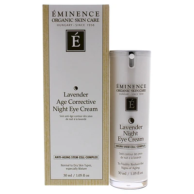 Lavender Age Corrective Night Eye Cream by Eminence for Unisex - 1.05