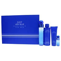 360 Very Blue by Perry Ellis for Men - 4 Pc Gift Set