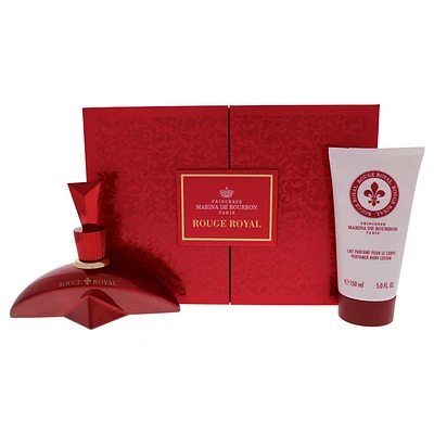 Rouge Royal by Princesse Marina De Bourbon for Women - 2 Pc Gift Set