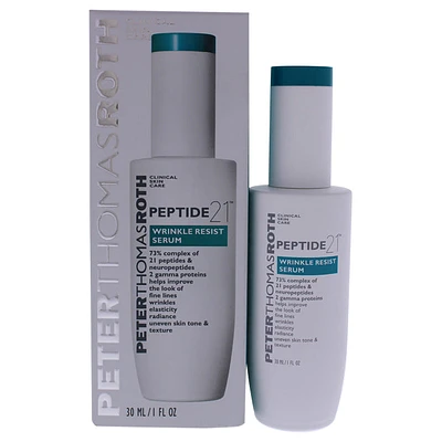 Peptide 21 Wrinkle Resist Serum by Peter Thomas Roth for Unisex - 1 oz
