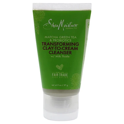 Matcha Green Tea and Probiotics Transforming Clay-To-Cream Cleanser by