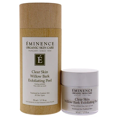 Clear Skin Willow Bark Exfoliating Peel by Eminence for Unisex - 1.7 o