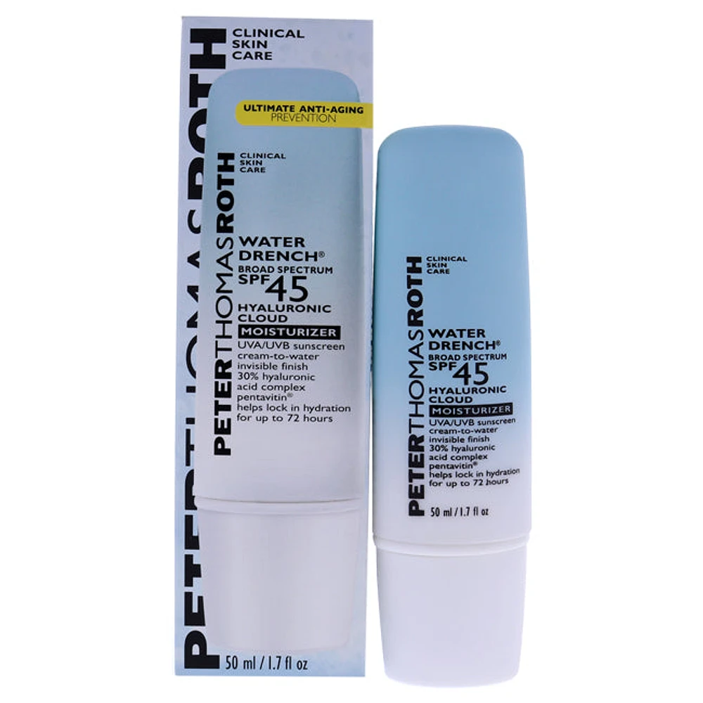Water Drench Cloud Cream Moisturizer SPF 45 by Peter Thomas Roth for U