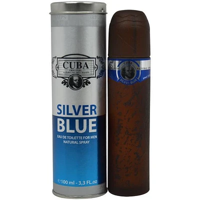 CUBA SILVER BLUE BY CUBA FOR MEN - Eau De Toilette SPRAY