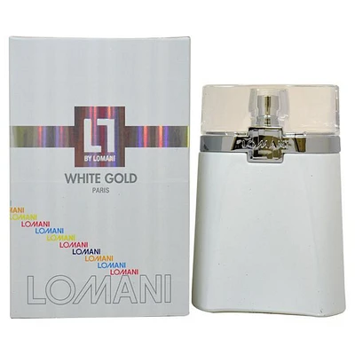 WHITE GOLD BY LOMANI FOR MEN - Eau De Toilette SPRAY