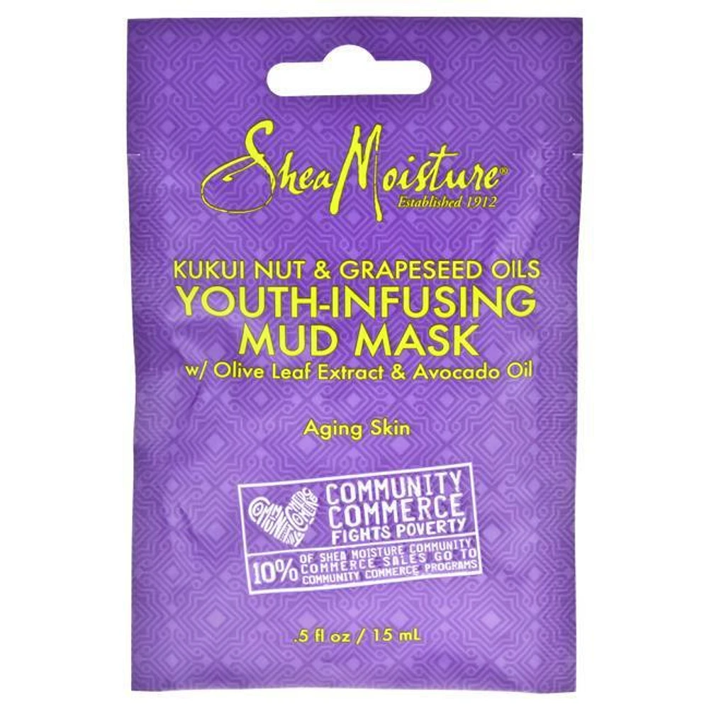 Kukui Nut and Grapeseed Oils Youth-Infusing Mud Mask by Shea Moisture