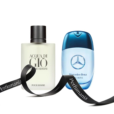 Bundle for Men: Acqua di Gio by Armani and Express Yourself by Mercede
