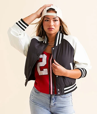 DH Apparel Varsity Cropped Jacket