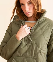 Quilted Quarter Snap Pullover