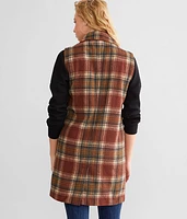Flannel Longline Vest