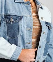 Pieced Denim Jacket