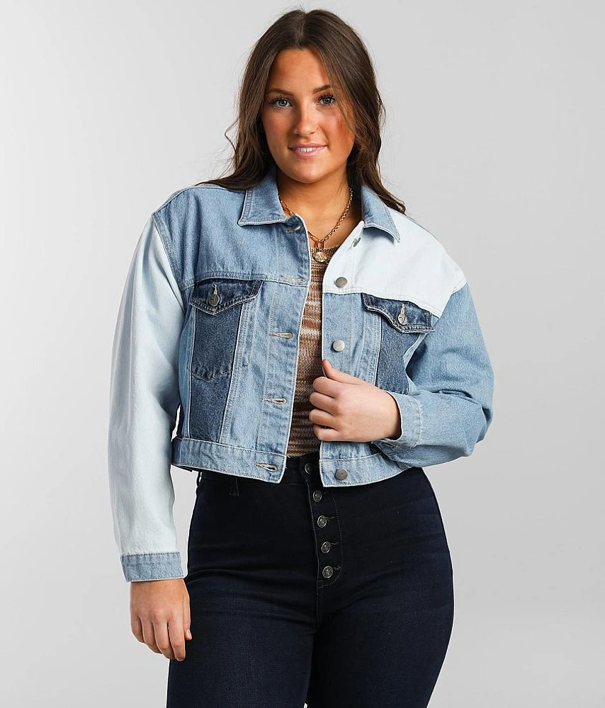 Pieced Denim Jacket