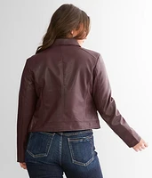 Faux Leather Jacket