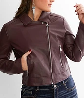 Faux Leather Jacket