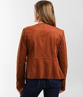 Faux Suede Jacket