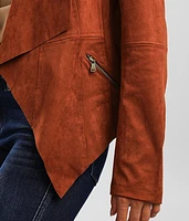 Faux Suede Jacket