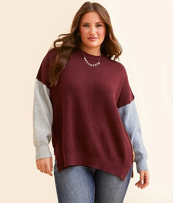 Vigoss Color Block Sweater